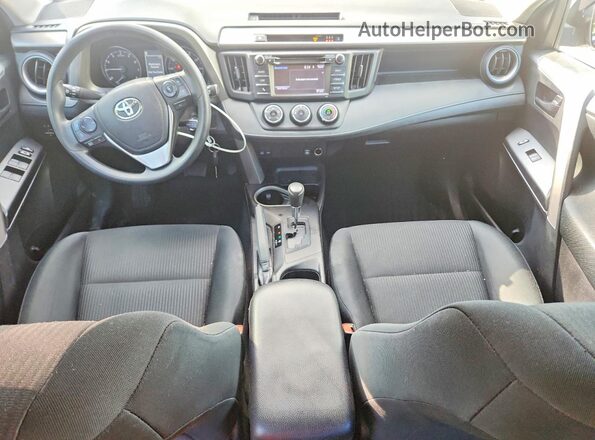 2T3ZFREVXHW383922 2017 TOYOTA RAV4 Burgundy Dashboard view