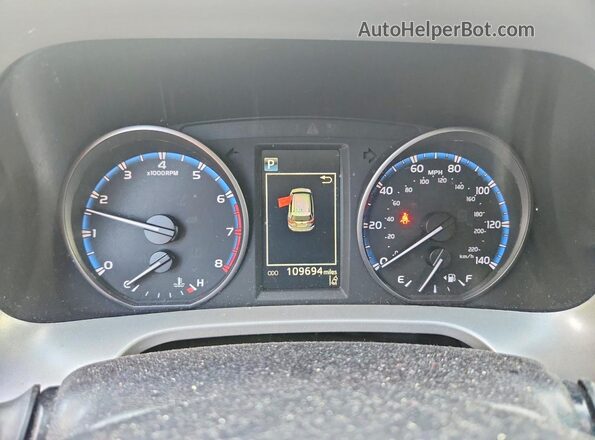2T3ZFREVXHW383922 2017 TOYOTA RAV4 Burgundy Instrument cluster view