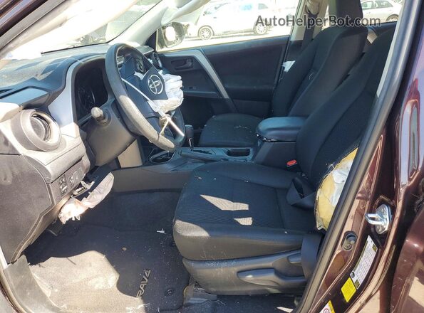 2T3ZFREVXJW419789 2018 TOYOTA RAV4 Burgundy Widok wnętrza z przodu
