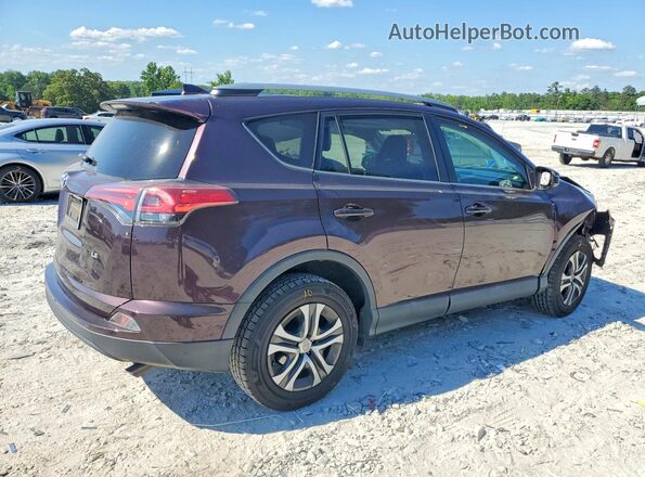 2T3ZFREVXJW419789 2018 TOYOTA RAV4 Burgundy Tył prawy