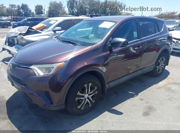 2T3ZFREVXJW484822 2018 TOYOTA RAV4 Purple Առջևի ձախ երեք քառորդ տեսարան