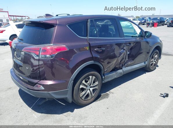 2T3ZFREVXJW484822 2018 TOYOTA RAV4 Purple Հետևի աջ