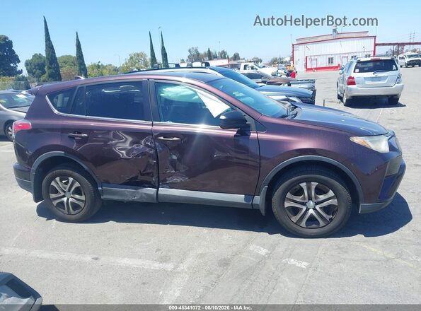 2T3ZFREVXJW484822 2018 TOYOTA RAV4 Purple Սալոնի հետևի տեսք