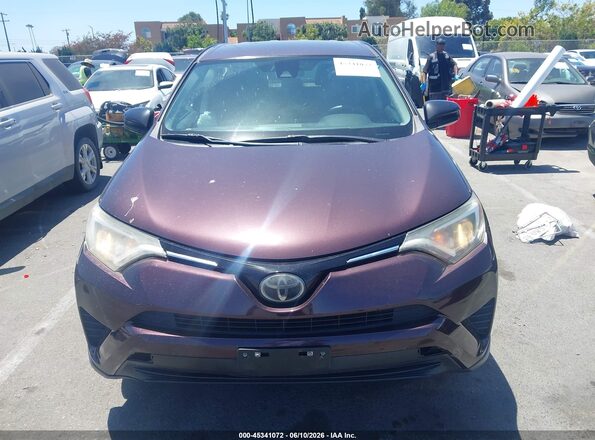 2T3ZFREVXJW484822 2018 TOYOTA RAV4 Purple Սարքավորումների վահանակի տեսք