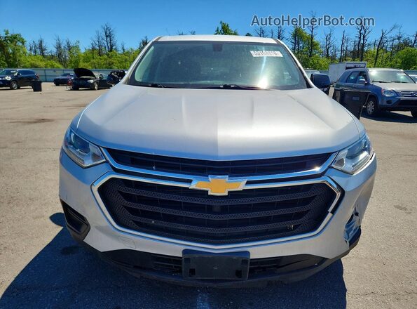 1GNERFKW1KJ135685 2019 CHEVROLET TRAVERSE Silver 