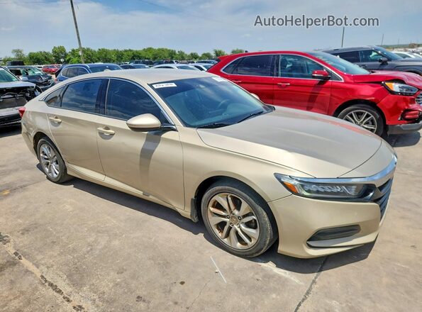 1HGCV1F10KA025919 2019 HONDA ACCORD Желто-коричневый Вид спереди
