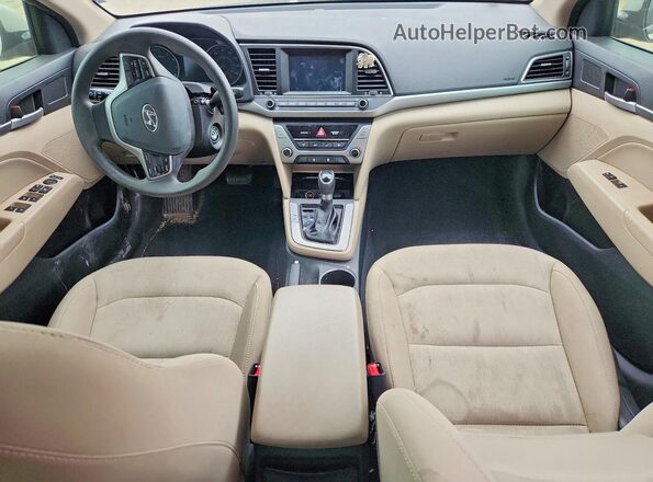 5NPD84LF8HH195426 2017 HYUNDAI ELANTRA Бежевый Вид щитка приборов