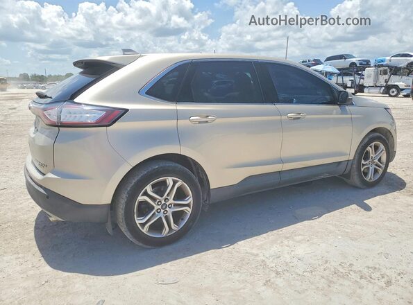 2FMPK3K98JBC35327 2018 FORD EDGE Gold Передня права чверть