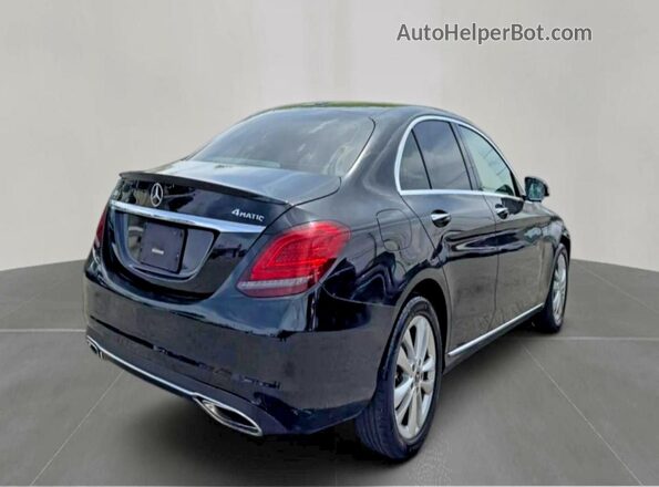 55SWF8EB0KU315837 2019 MERCEDES-BENZ C Черный Передняя правая четверть