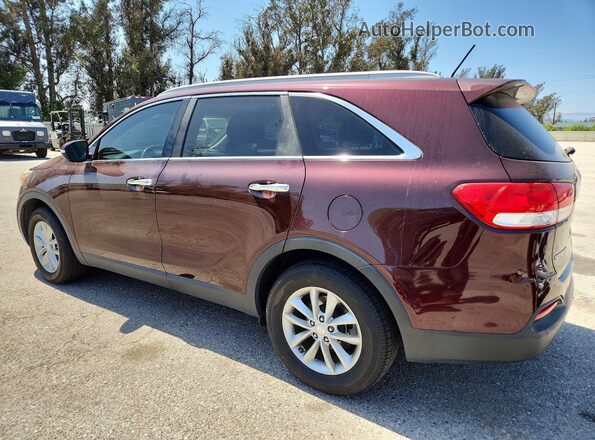 5XYPG4A36GG125583 2016 KIA SORENTO Burgundy 