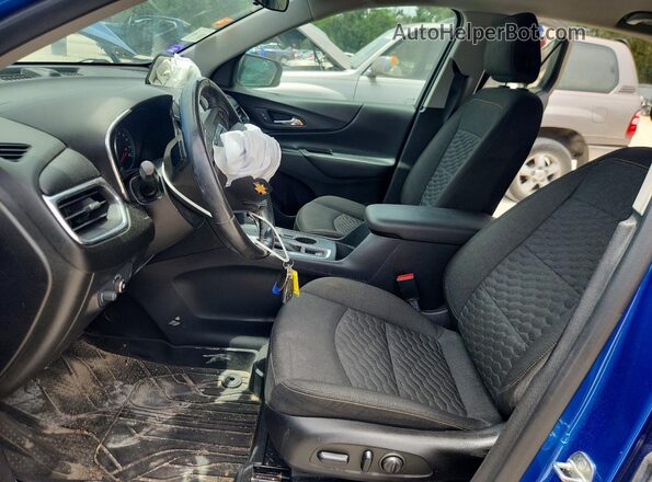 3GNAXUEV6KS536773 2019 CHEVROLET EQUINOX Blue Dashboard view