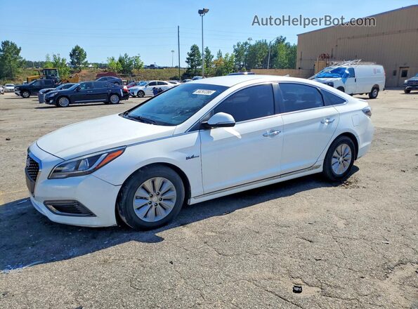 KMHE24L15HA059137 2017 HYUNDAI SONATA White 