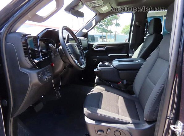 2GCPACED9P1125148 2023 CHEVROLET SILVERADO Black Հետևի նստատեղերի տեսք