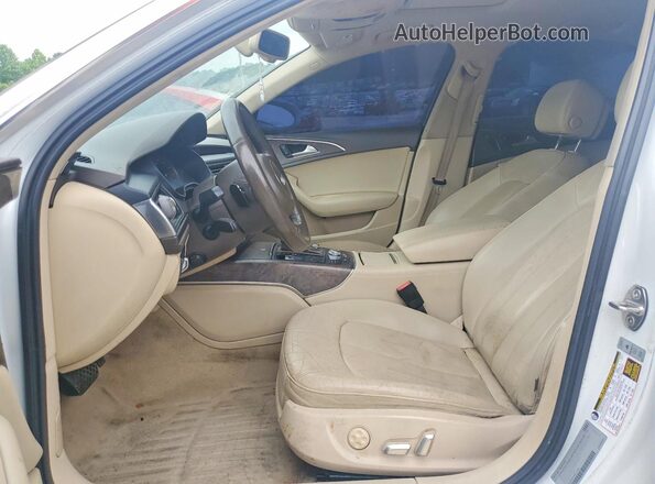 WAUD8AFC4HN013282 2017 AUDI A6 White Вид панелі приладів