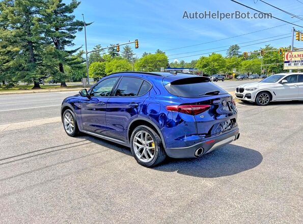 ZASPAKBN7K7C71882 2019 ALFA ROMEO STELVIO Blue Delantero derecho