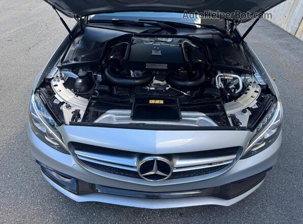 55SWF8HB4GU114722 2016 MERCEDES-BENZ C-CLASS Серебряный Вид панели приборов