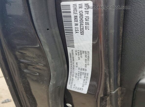 1C4RDHDG4LC352924 2020 DODGE DURANGO Gray 