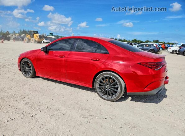 WDD5J4GB2LN026212 2020 MERCEDES-BENZ CLA-CLASS Красный Задняя правая четверть
