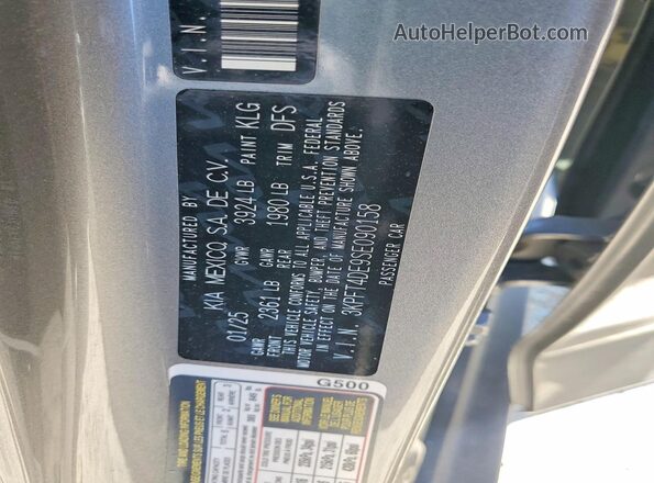 3KPFT4DE9SE090158 2025 KIA K4 Silver 