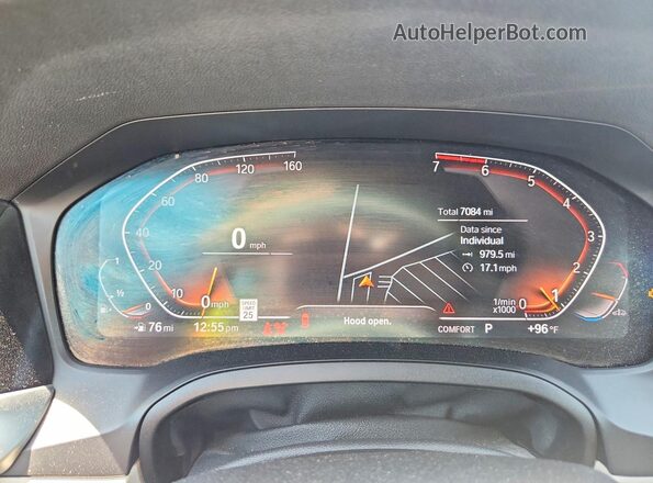 WBA23AT08NCK16652 2022 BMW 4 SERIES Бордовый Вид задних сидений