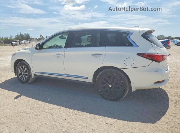 5N1DL0MM4HC554931 2017 INFINITI QX60 Белый Задняя правая четверть