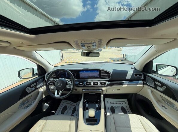 4JGFB4KE9LA071521 2020 MERCEDES-BENZ GLE-CLASS White Вид задніх сидінь