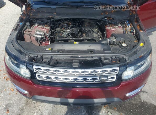 SALWR2FK5HA152956 2017 LAND ROVER RANGE ROVER Red Widok naklejki z numerem VIN