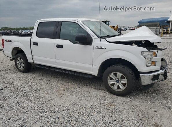 1FTEW1EF3HKE25784 2017 FORD F150 White Widok z przodu