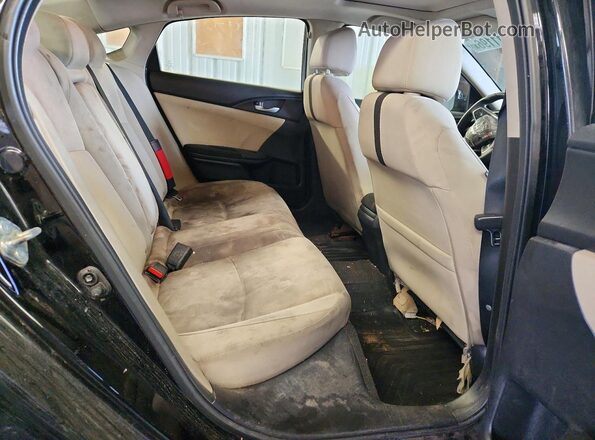 19XFC2F77GE039560 2016 HONDA CIVIC Black Vista interior trasera