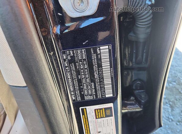 4JGFB4JB2LA102826 2020 MERCEDES-BENZ GLE Black Vista interior de 360 grados