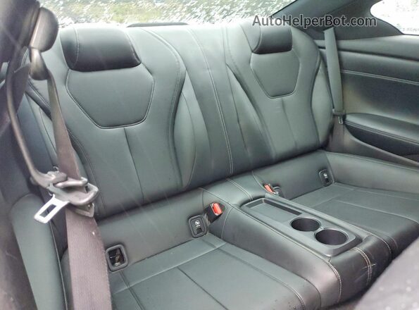 JN1EV7EL6HM552001 2017 INFINITI Q60 Синий Вид задней части салона