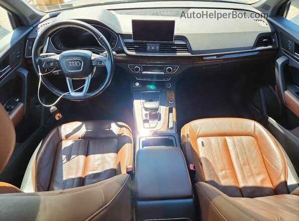 WA1BNAFY1J2034459 2018 AUDI Q5 Black Instrument cluster view