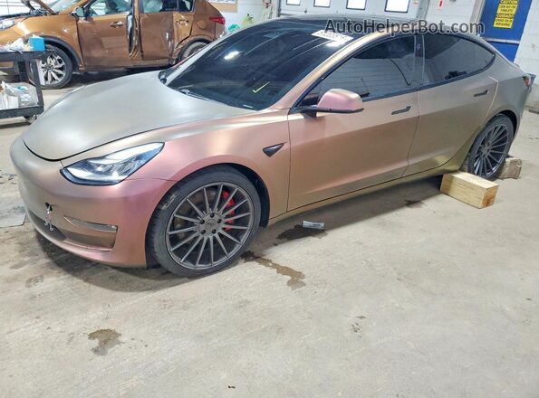 5YJ3E1EC5MF849832 2021 TESLA MODEL Двухцветный 