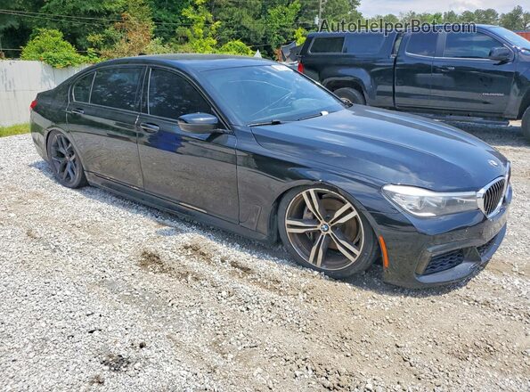 WBA7E2C52HG740376 2017 BMW 7 SERIES Black წინა ხედი