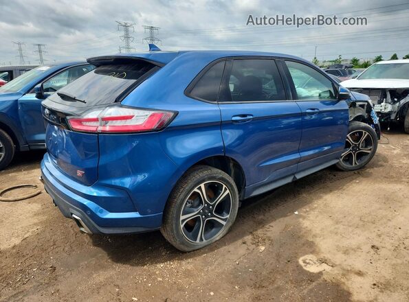 2FMPK4AP1KBC22068 2019 FORD EDGE Blue წინა მარჯვენა