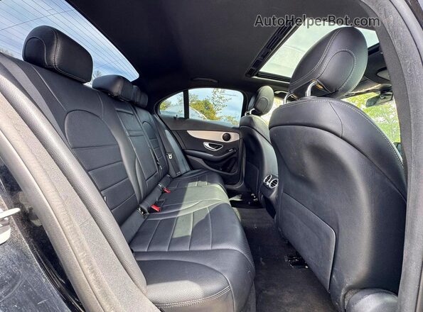 55SWF8EB0KU315837 2019 MERCEDES-BENZ C Черный Вид сзади