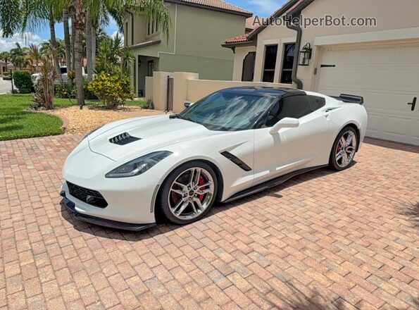 1G1YL2D71G5104192 2016 CHEVROLET CORVETTE White Trasero derecho