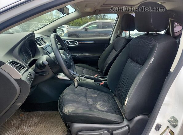 3N1AB7AP8KY403108 2019 NISSAN SENTRA White Dashboard view