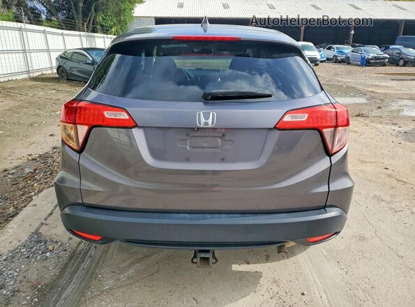 3CZRU5G57GM733321 2016 HONDA HR-V Серый Вид салона спереди