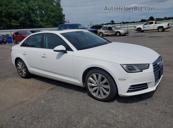 WAUANAF47HN002698 2017 AUDI A4 White Front view