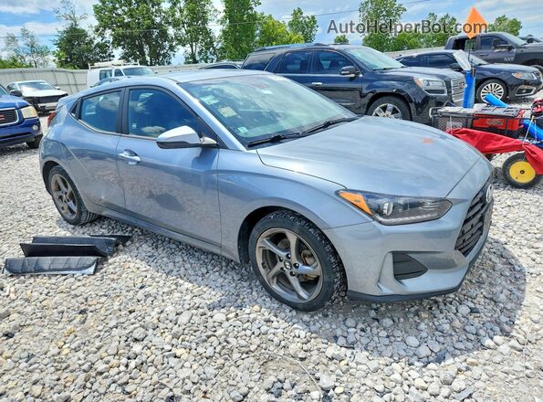 KMHTG6AF3KU017669 2019 HYUNDAI VELOSTER Gray 