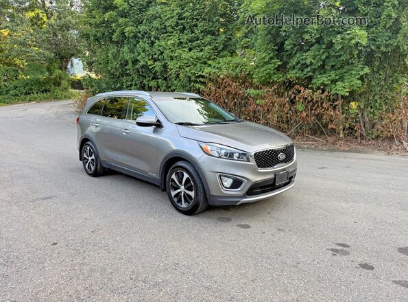 5XYPHDA53GG004895 2016 KIA SORENTO Charcoal Задня ліва чверть
