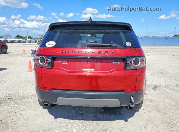 SALCR2FX4KH784389 2019 LAND ROVER DISCOVERY Red Вид салону спереду