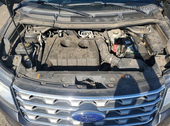 1FM5K8DH4GGA49620 2016 FORD EXPLORER Gray VIN კოდის სტიკერის ხედი