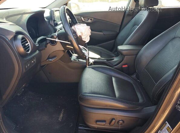 KM8K33A54KU201788 2019 HYUNDAI KONA Gray Dashboard view