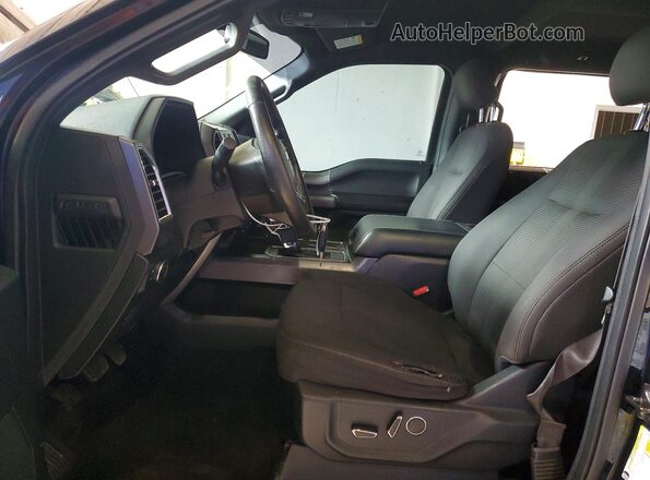 1FTFW1EG4GKE35185 2016 FORD F150 Black Vista del salpicadero