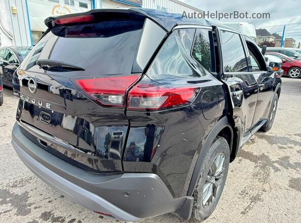 5N1AT3AA7NC691954 2022 NISSAN ROGUE Black Вид спереду