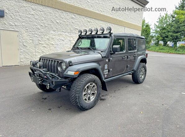 1C4HJXDG8JW171528 2018 JEEP WRANGLER Gray Հետևի աջ