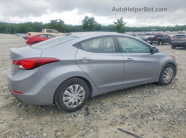 5NPDH4AE0GH686355 2016 HYUNDAI ELANTRA Gray 