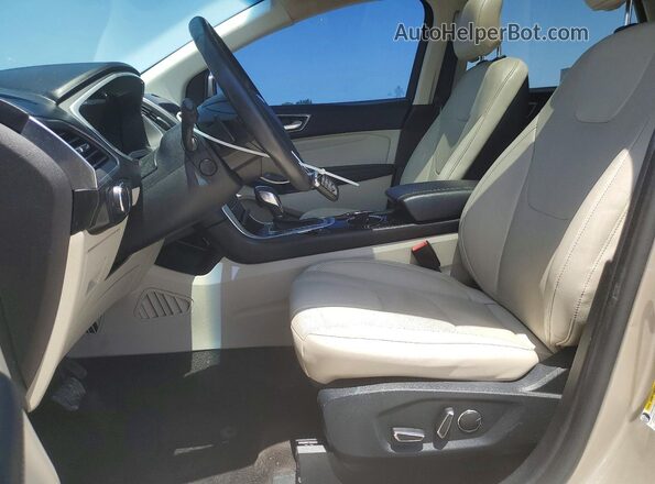 2FMPK3K98JBC35327 2018 FORD EDGE Gold Вид панелі приладів